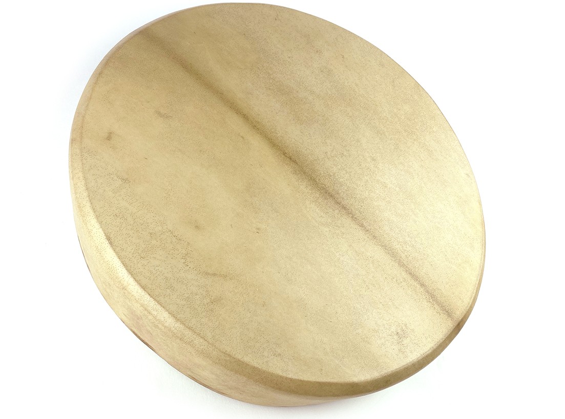 Tambour chamanique de 50 cm en peau de cerf (réf. 23973) - Kahopi