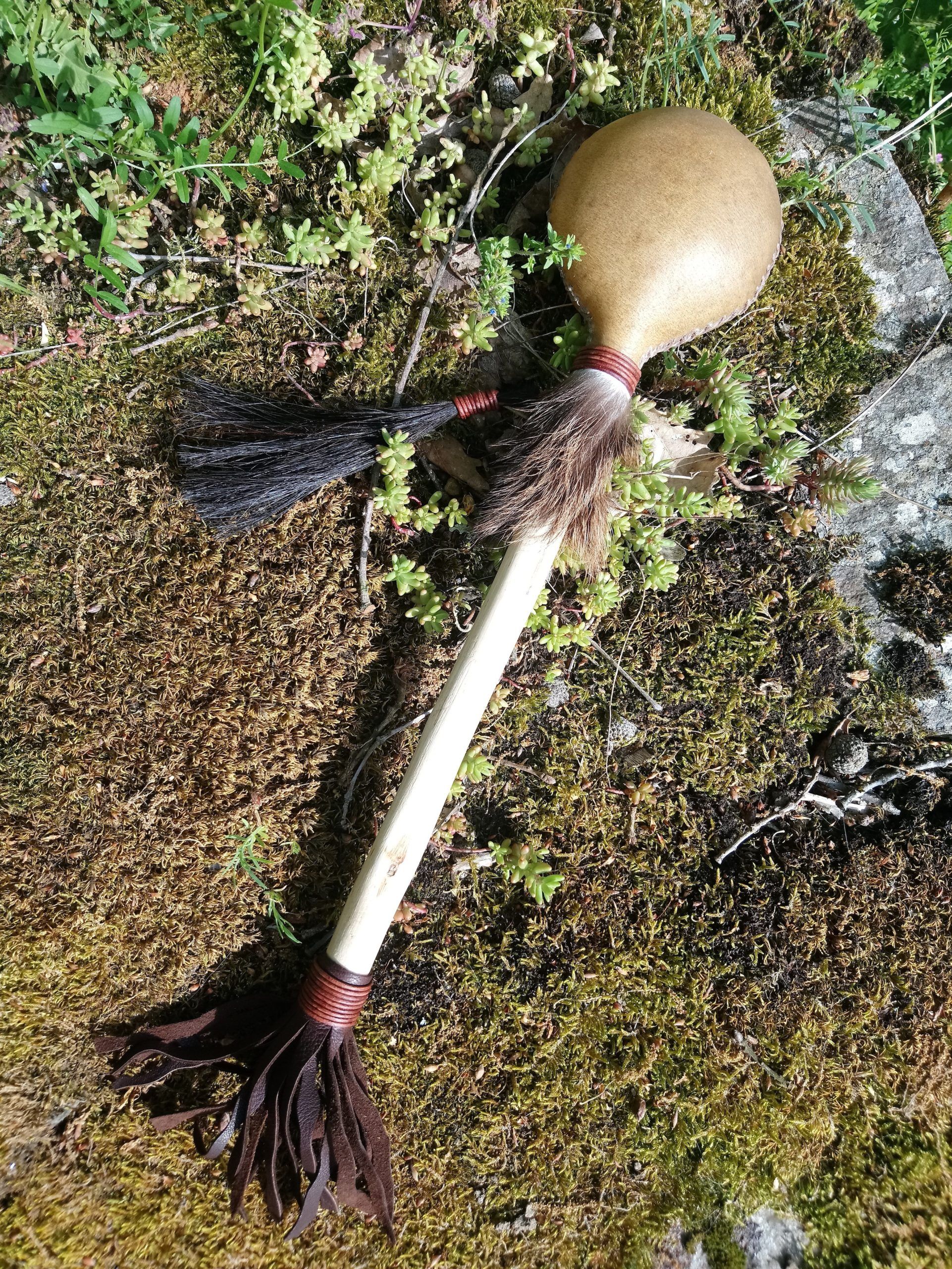 Hochet chamane Bison