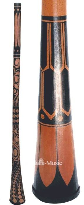 Didgeridoo Maori droit en Ré