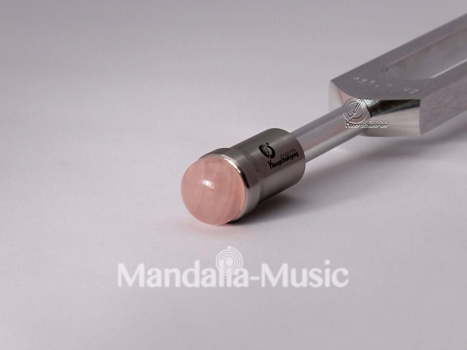 Pied pour diapason en Quartz rose (pour tige 8mm) - Mandalia Music