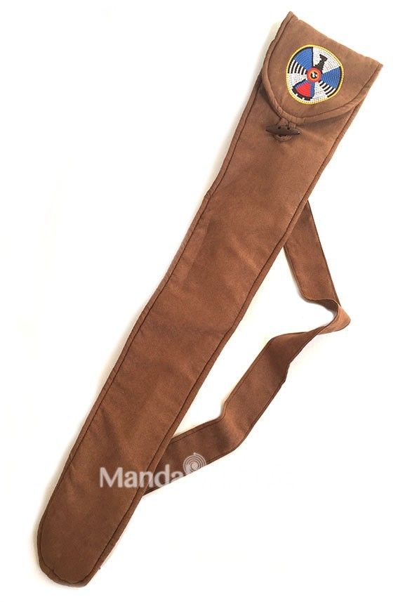 Etui suédine grande flûte