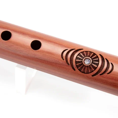 Flûte en Do 432HZ Merlin cèdre aromatique (fréquence Terre)