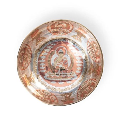 Bol chantant plaqué argent Bouddha Médecine
