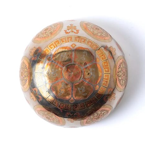 Bol chantant plaqué argent Bouddha Médecine